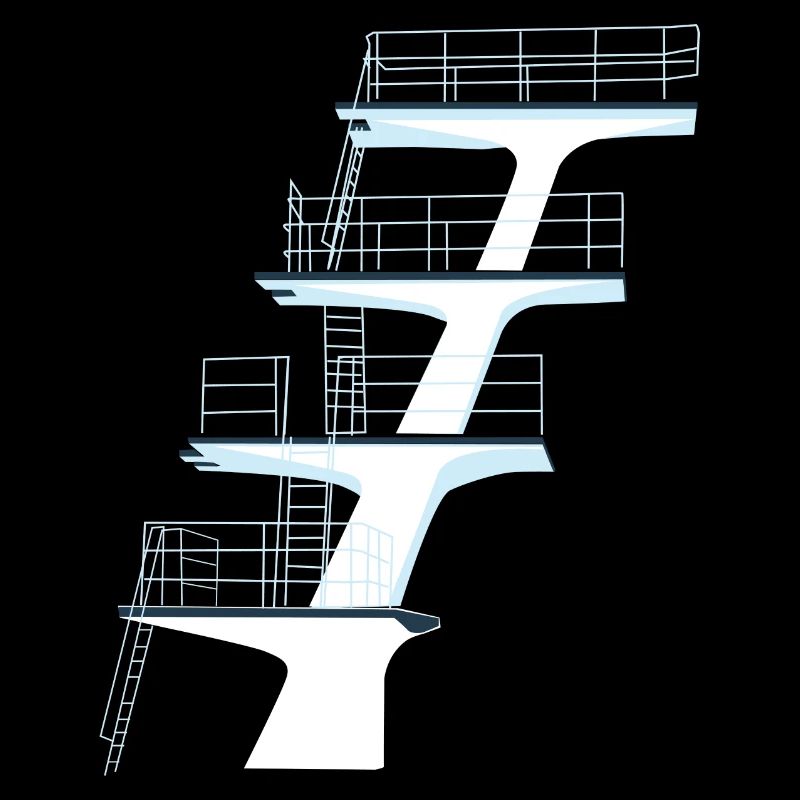 diving tower outdoor pool