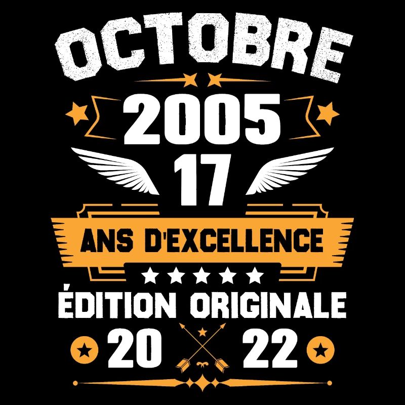 Octobre 2005 Idée cadeau d'anniversaire 17 ans