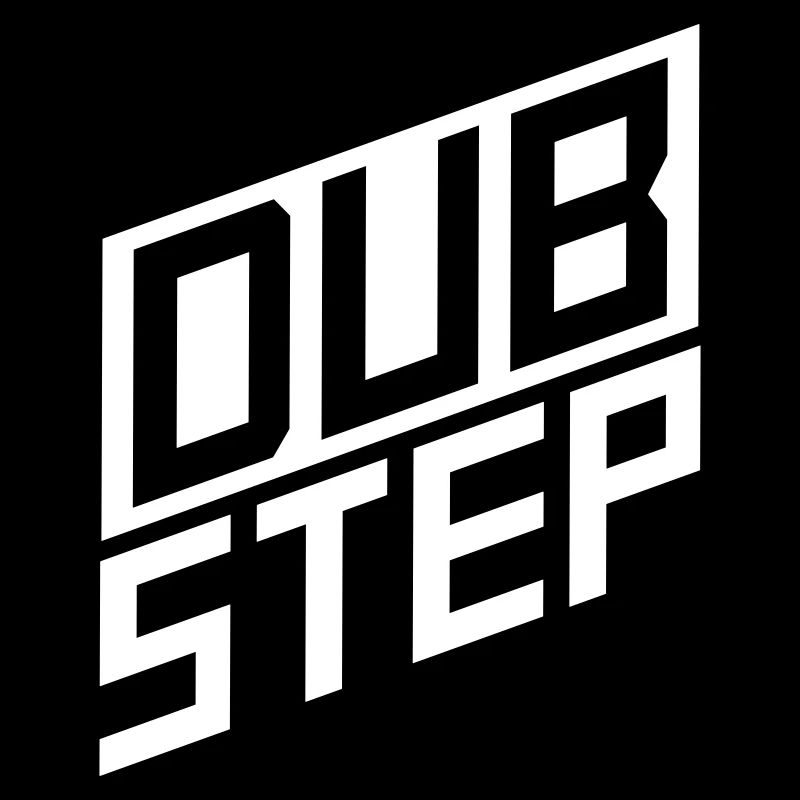 Dub Step Techno Musik Party Club Text Schriftzug