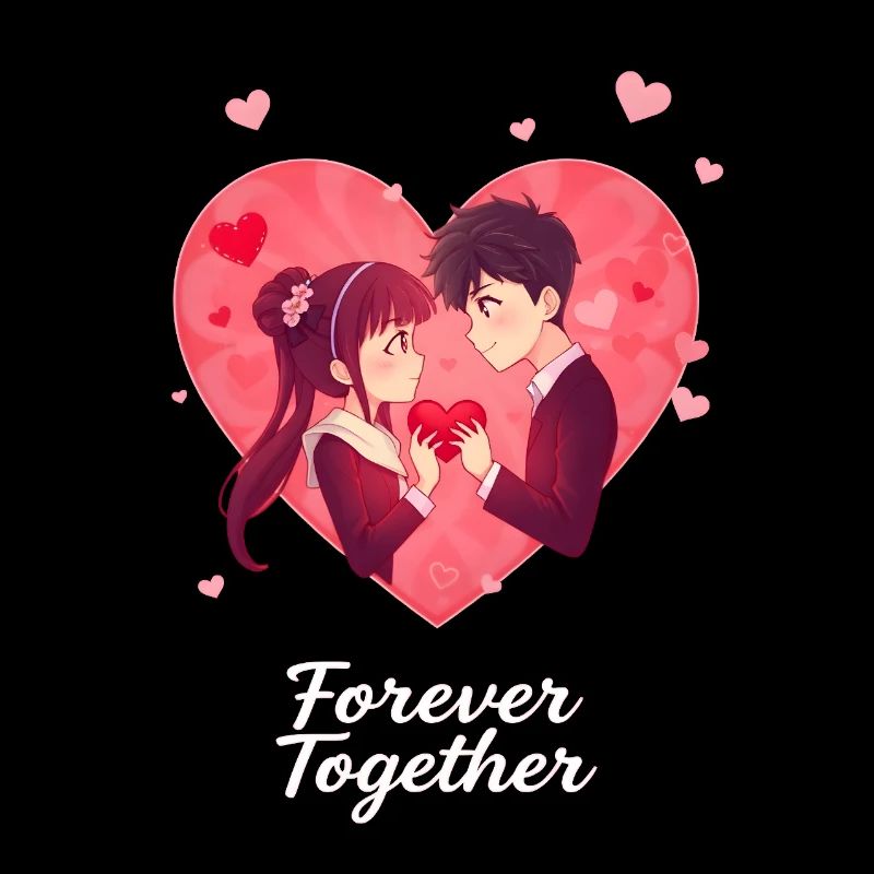 Anime Valentinstag Design