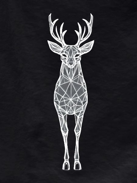 Geometric Animal Silhouette