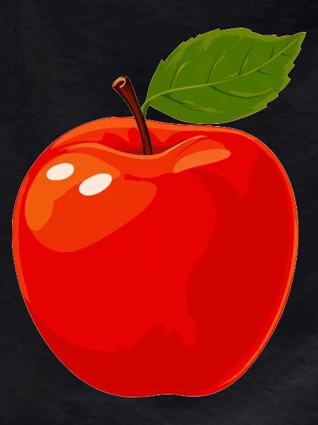 red apple