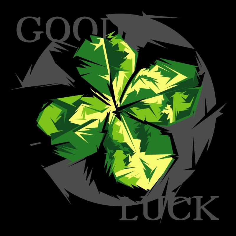good luck leaf shamrock icon graphic nature icon