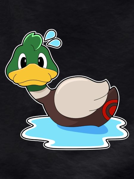Duck swimming