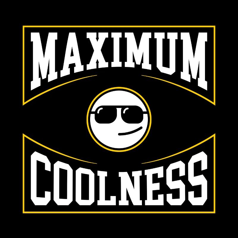Maximum Coolness Retro Emoticon Design