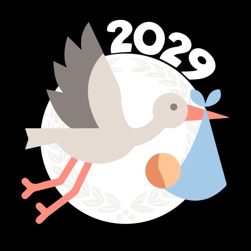 Storch mit Baby 2029