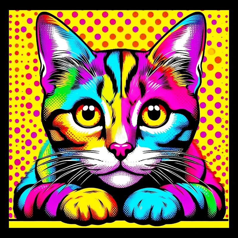 Katze Pop Art
