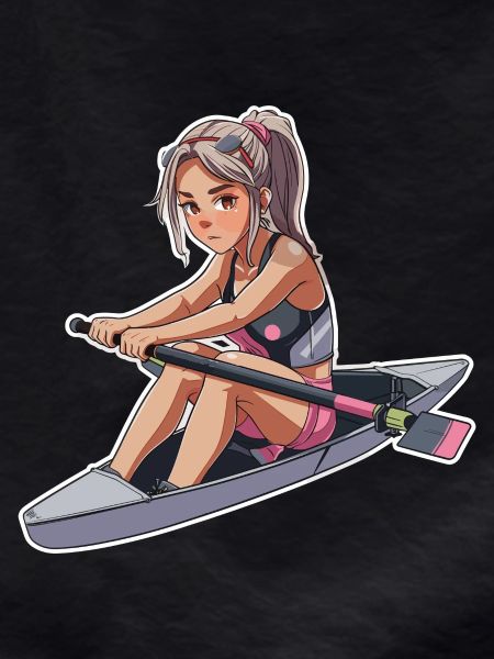 Rameur Fille Graphique