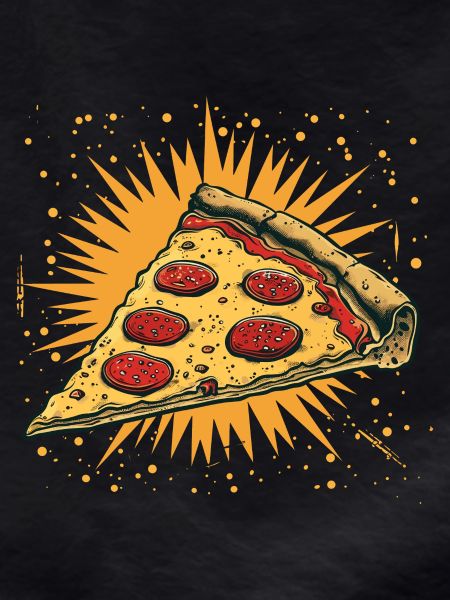 Pizzastück Grafik