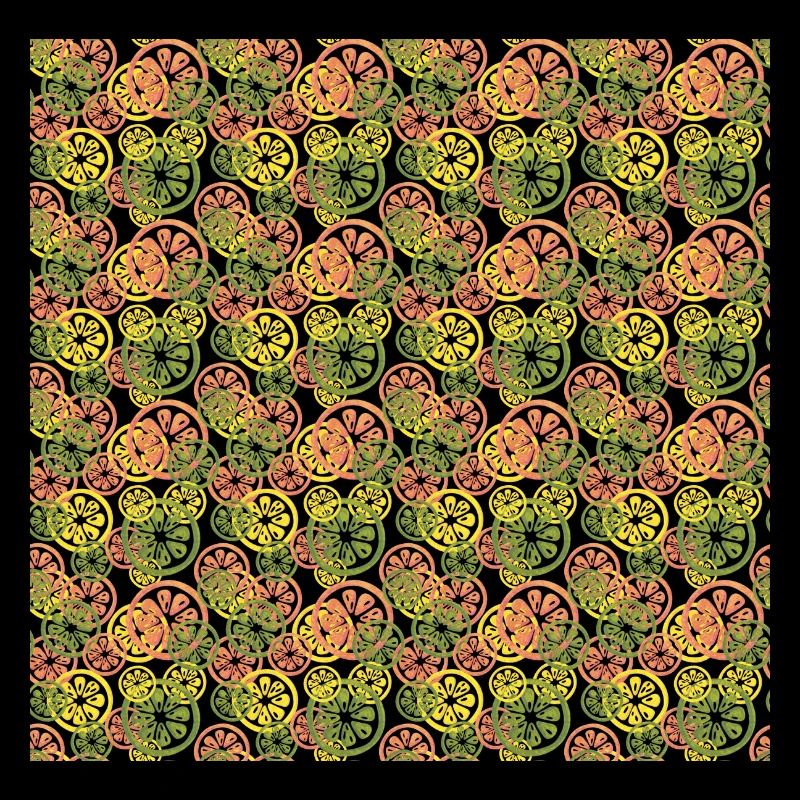Fruit Lemon Orange Pattern