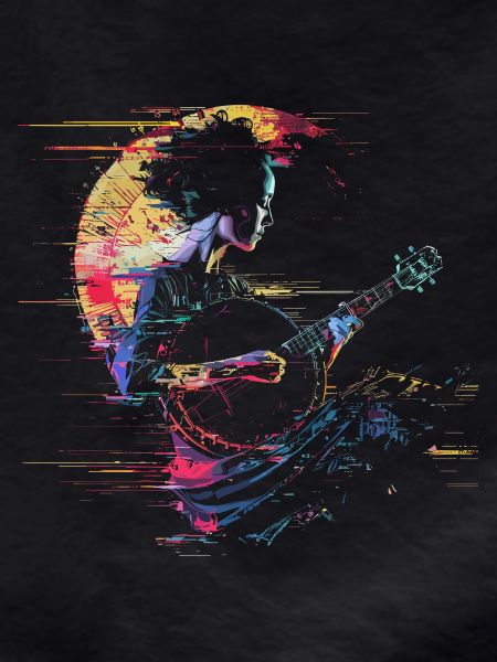Banjo Player Graphics