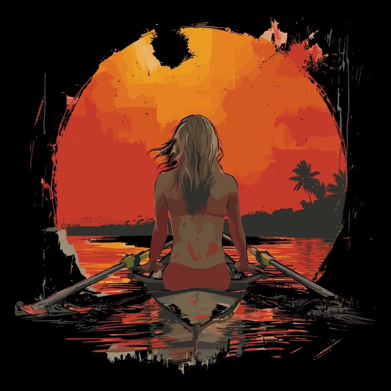 Rameur d’illustration