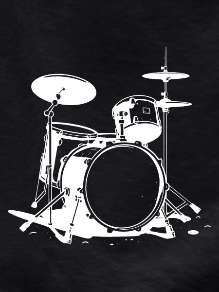 Drum Set Drawing