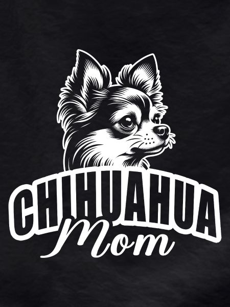 "Chihuahua Mom" with dog head