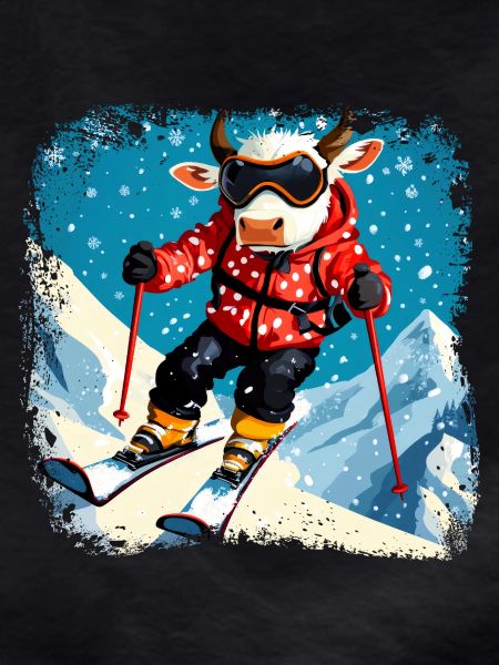 Ski cows