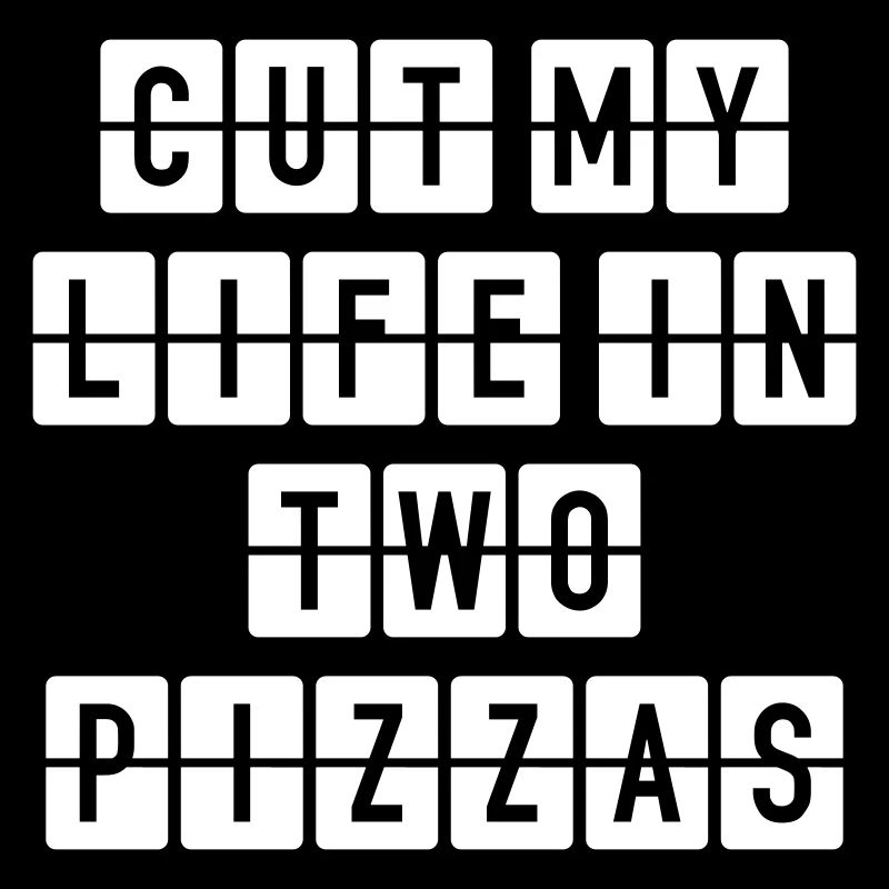 Two Pizzas – Conception de pizza de fête amusante