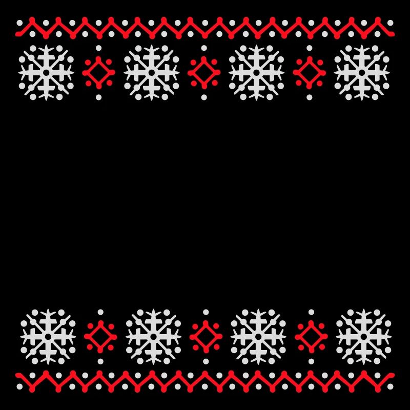 pull moche motif de Noël flocons de neige cool