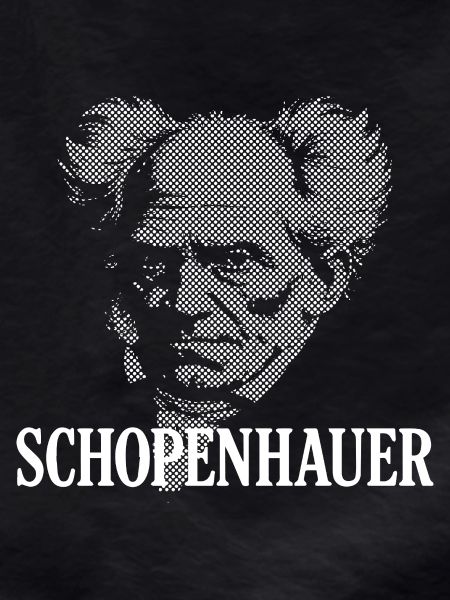 Schopenhauer Halftone Portrait