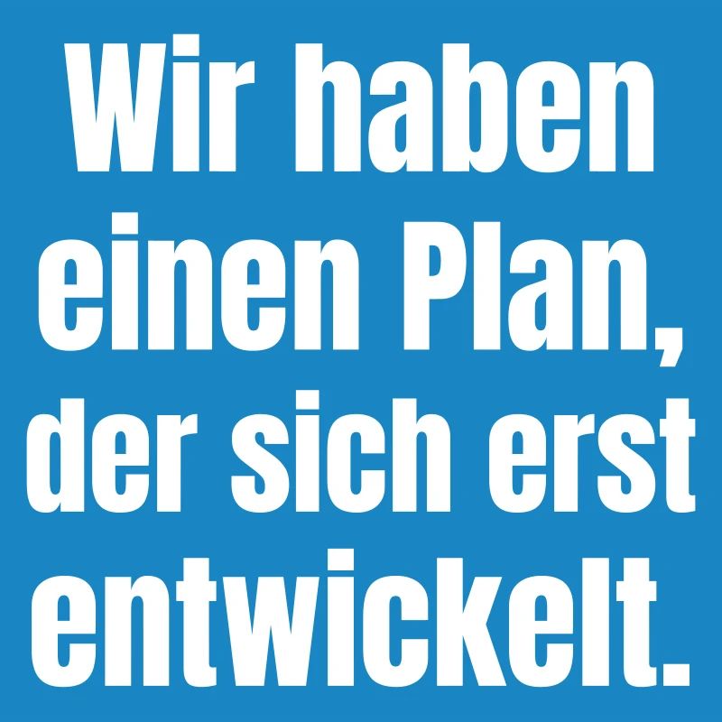 We have a plan that is only developing