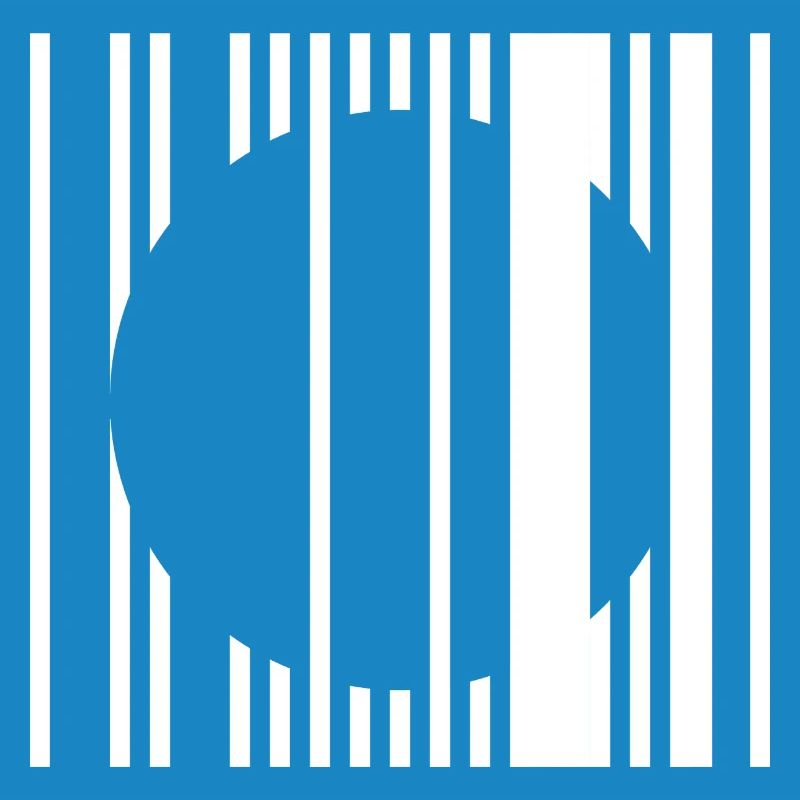 Vertical Stripe Circle