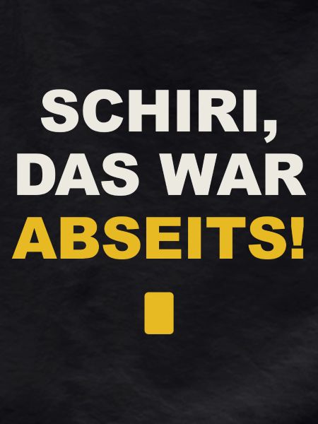 Schiri Das War Abseits