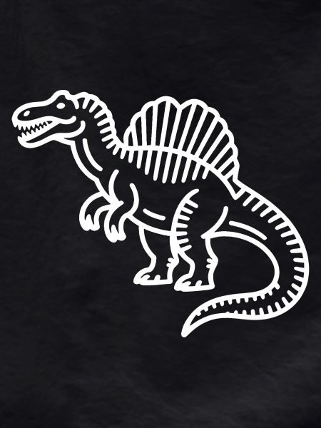 Stegosaurus Linienkunst