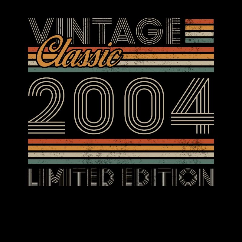 2004 Vintage Retro Cadeau d’anniversaire