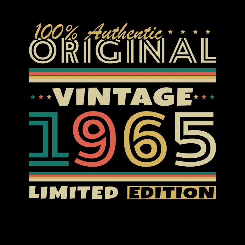 1965 Vintage Retro Geburtstagsgeschenk