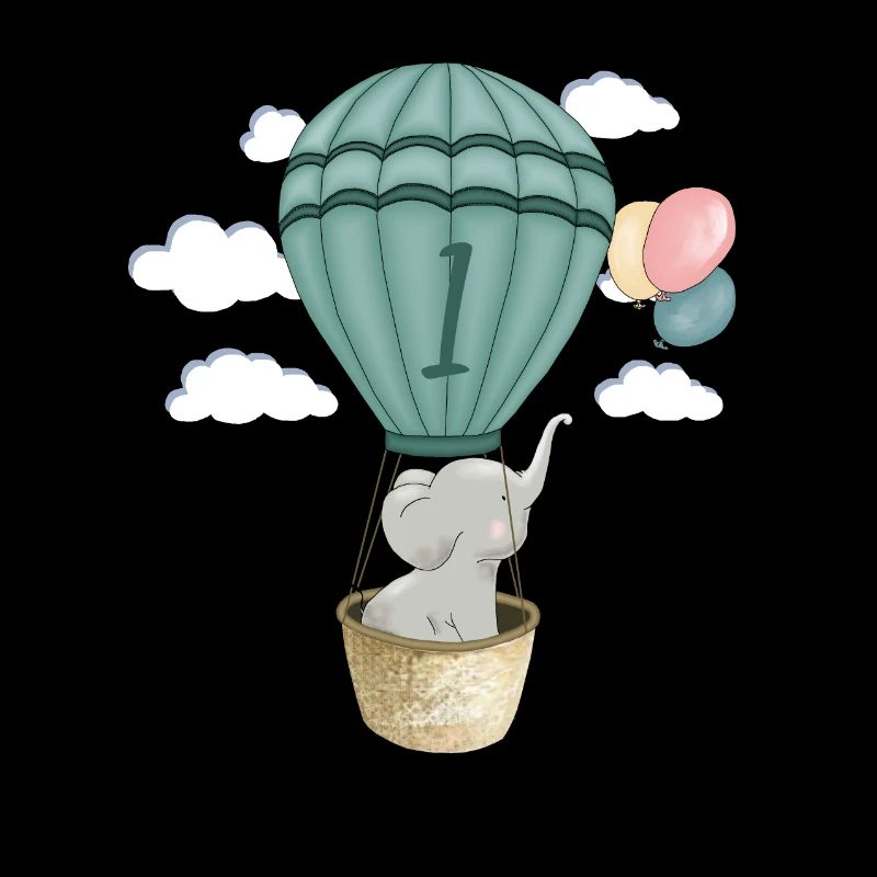 Bébé Éléphant 1 anniversaire