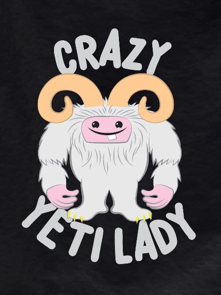 Crazy yeti lady