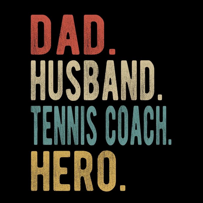 Tennistrainer Papa Ehemann Held