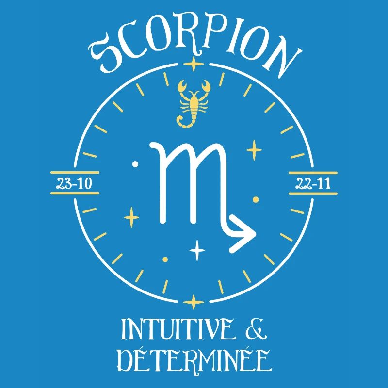 Du signe du Scorpion - Intuitive et déterminée