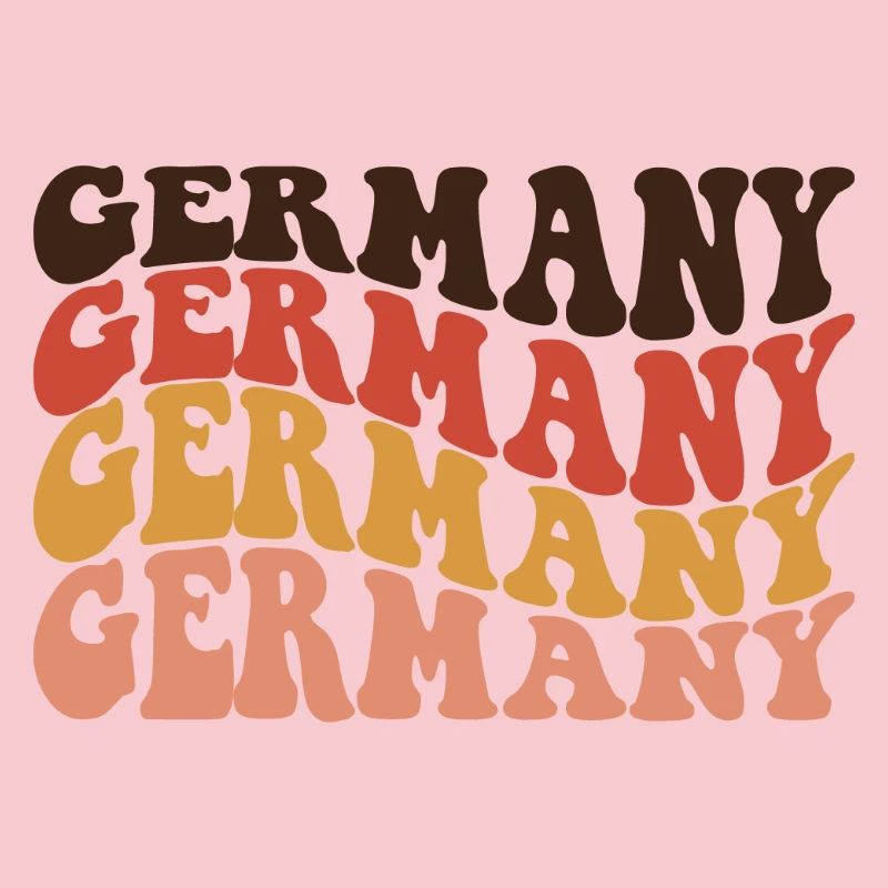 Germany Retro Text Layers