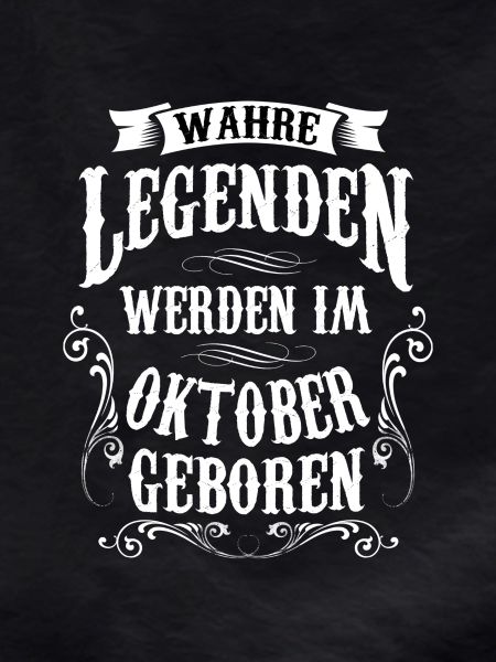 Oktober geboren