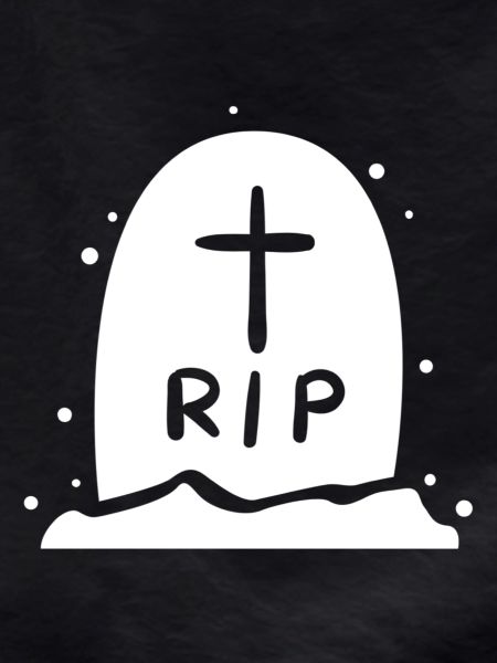 RIP Grabstein Skizze