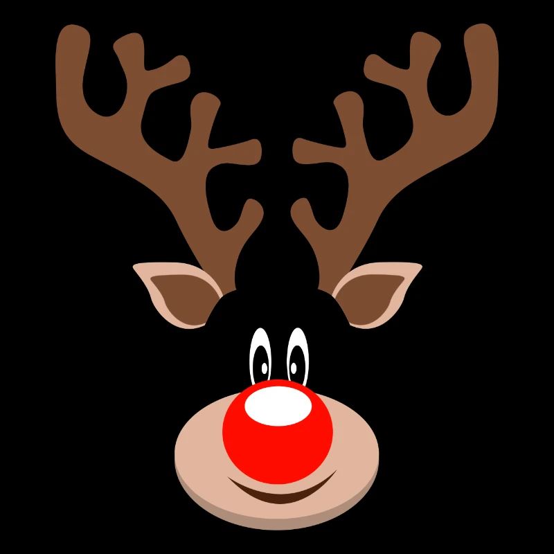 Renne Rudolf nez mignon bois de Noël