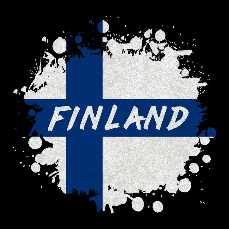 Finnland Klecks / Geschenk Finland Helsinki Turku