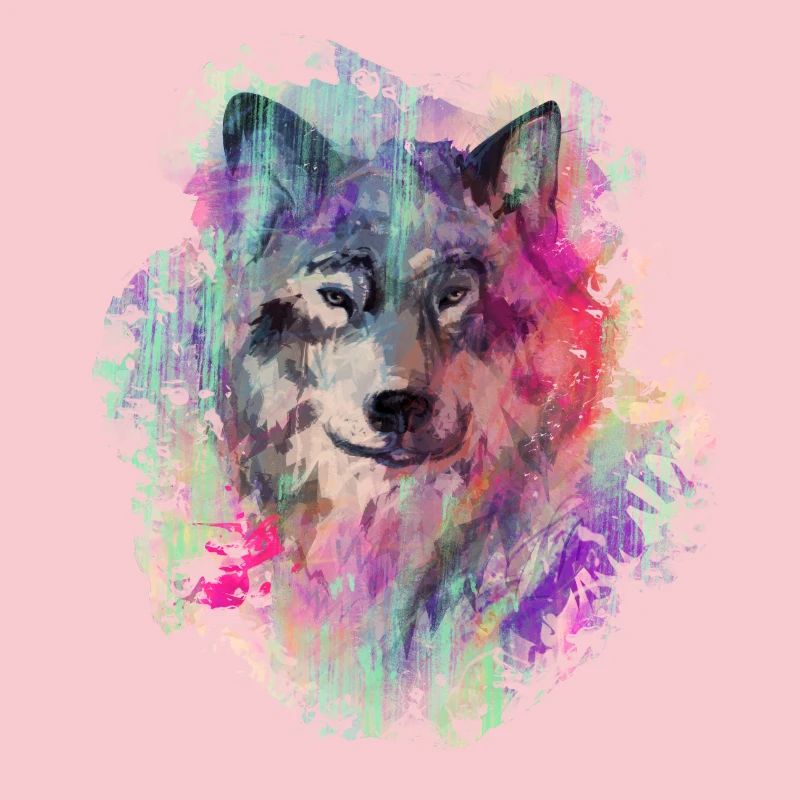 Wolf dans le Nord Colour version