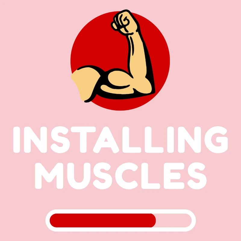 Muscles Tonification Funny Statement Fun
