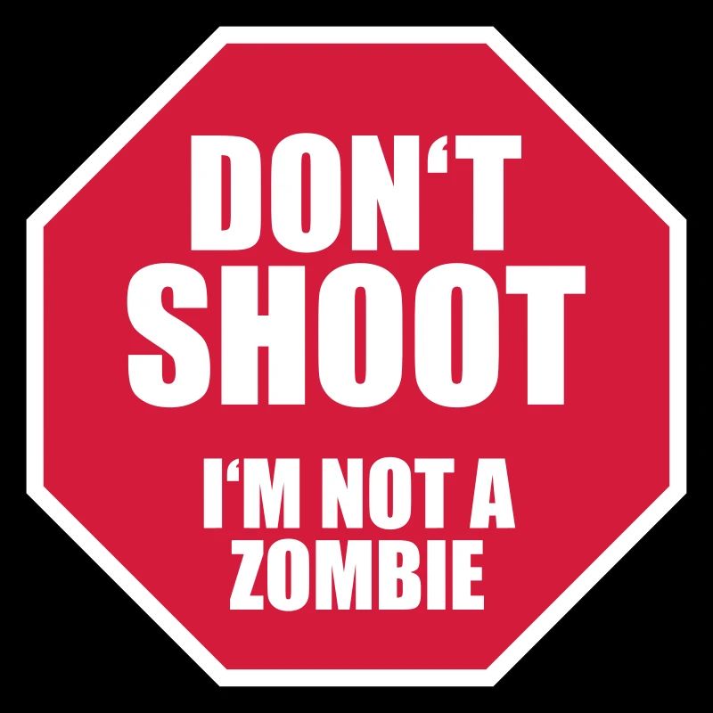 Ne tirez pas, je ne suis pas un zombie