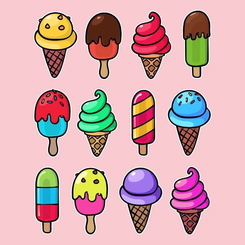 Glace Crème Glacée Snacking Summer Sun Vacation Chilling