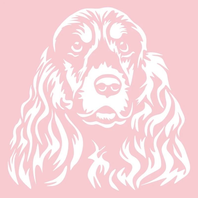 Cocker Spaniel Head "Black Edition"
