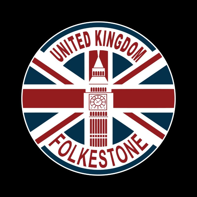 Folkestone Royaume-Uni UK Union Jack British Fl