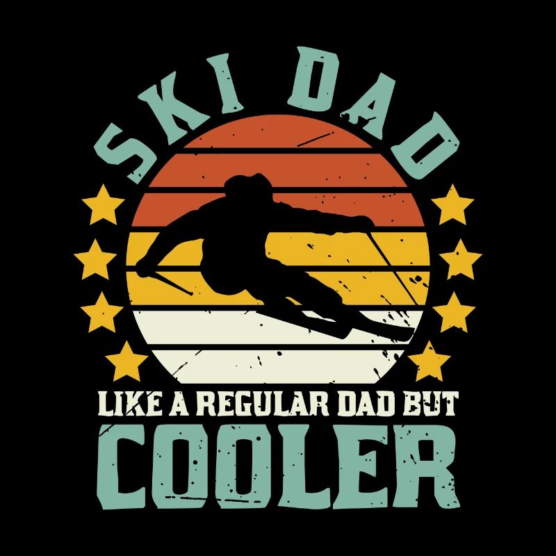 Ski Dad Like a Regular Dad But Cooler