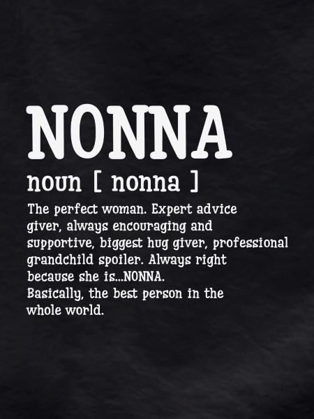 Nonna Defination Mothers Day