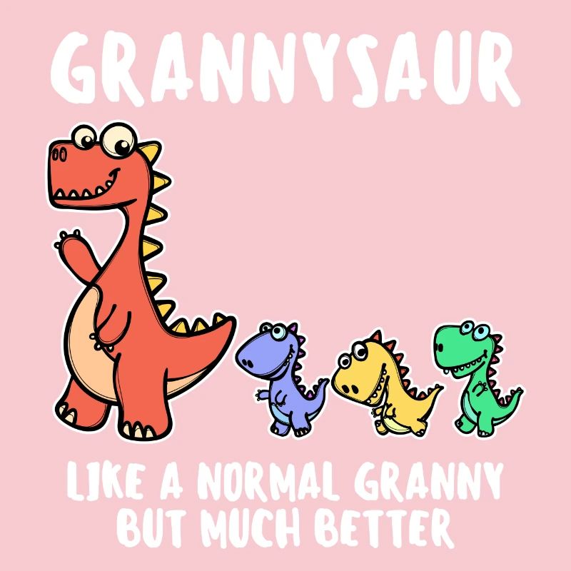 Oma Cool Statement Großmutter Dinosaurier