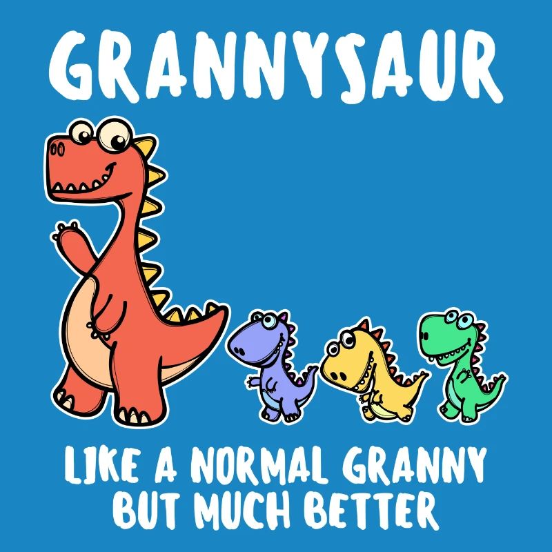 Oma Cool Statement Großmutter Dinosaurier