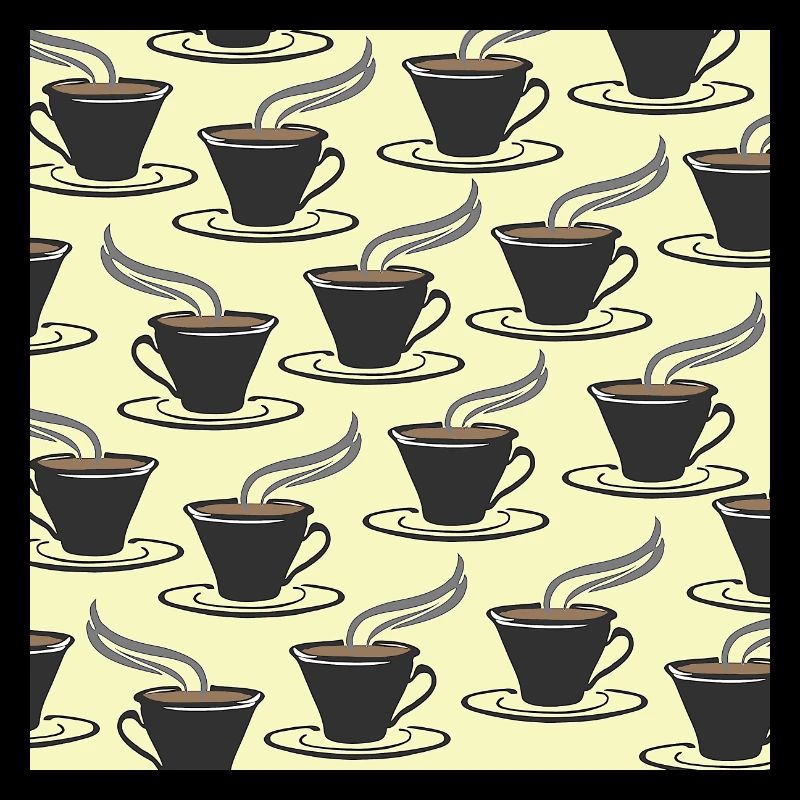 tolle küchenmuster, kaffeetassenmuster