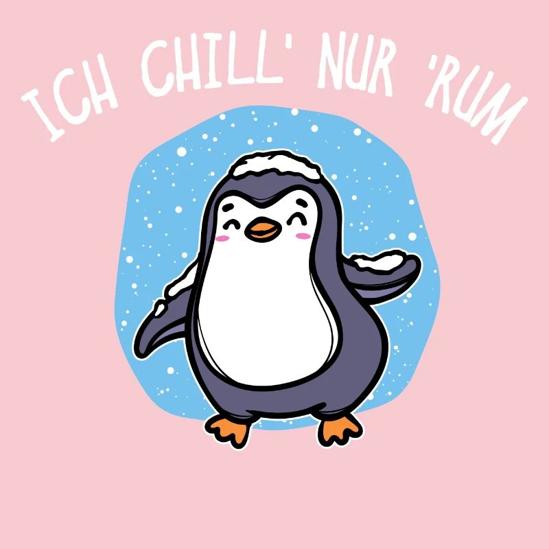 Pinguin Kälte Schnee Statement Tier Vogel Eis