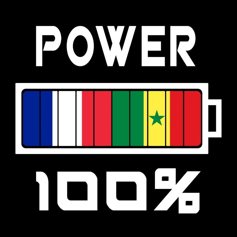 Senegal und Frankreich Power 100%